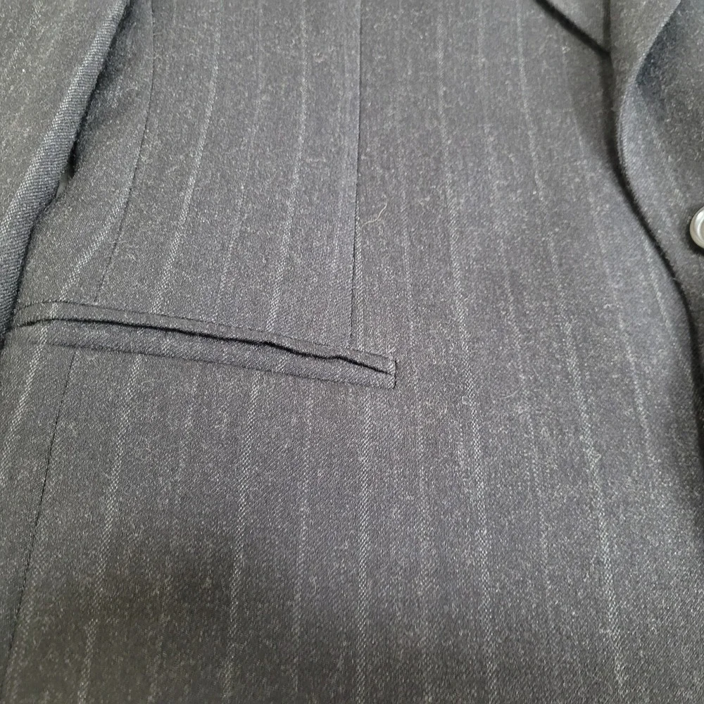 🕴️Vintage‎ Nino Cerruti Rue Royale Men's S/M Pinstripe Wool Blazer Filene's